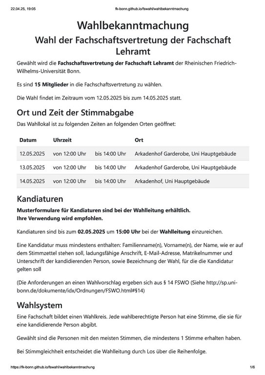 01. Wahlbekanntmachung XI FSV 2025.pdf